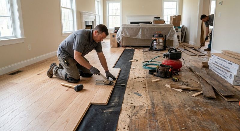 Wood Flooring Replacement in Glenville, PA