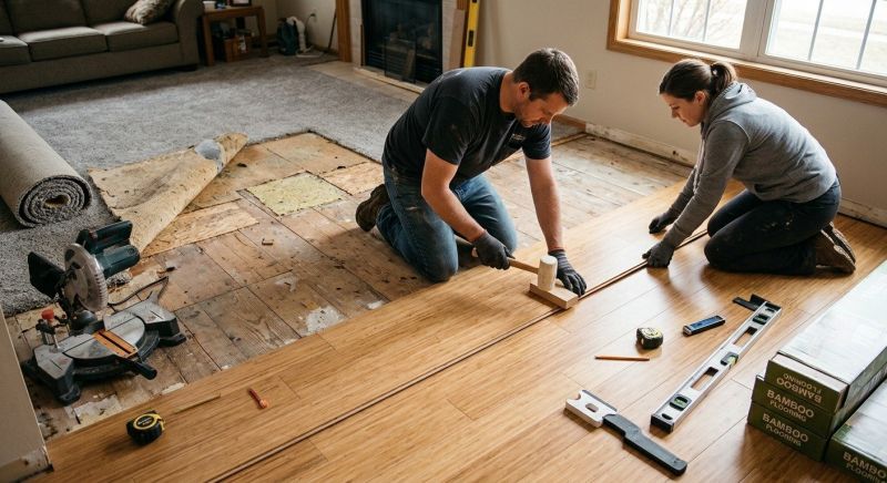 Bamboo Flooring Installation in York, PA