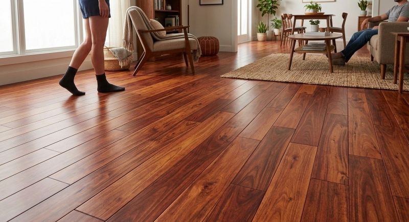 Cherry Floor Installation in Brogue, PA