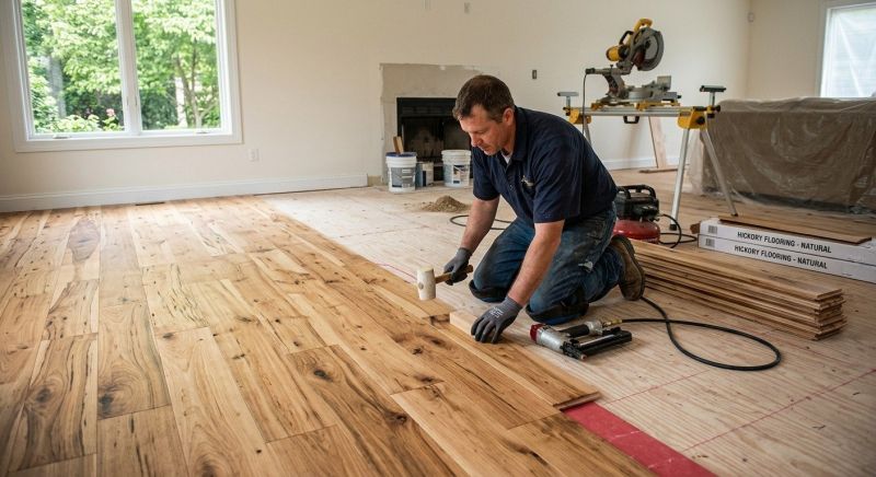 Hickory Floor Installation in York, PA