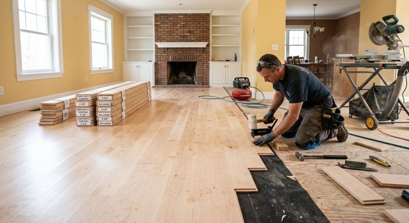 Maple Flooring Installation in Hummelstown, PA
