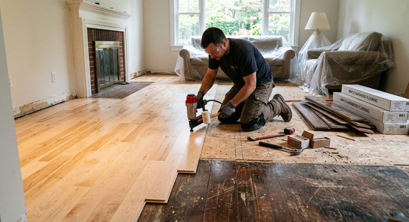 Maple Flooring Installation in York, PA