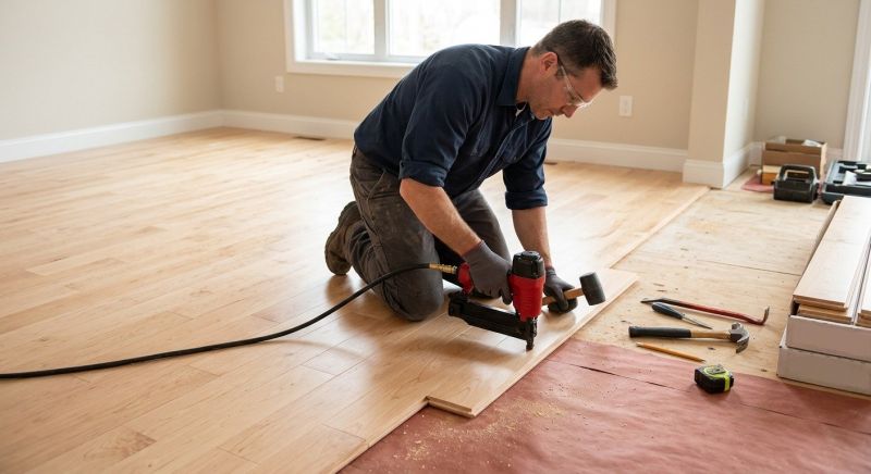 Maple Flooring Installation in Red Lion, PA