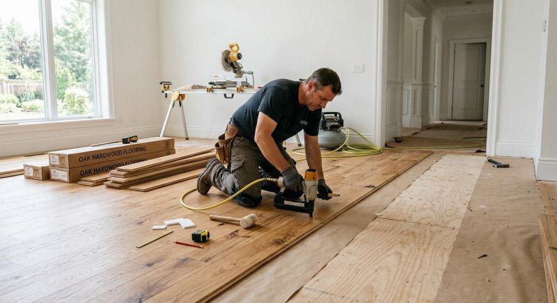 Oak Floor Installation in Hershey, PA