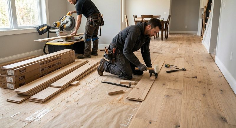 Oak Floor Installation in Parkton, MD