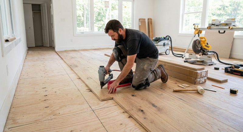 Oak Floor Installation in Wrightsville, PA