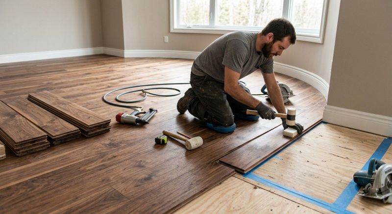 Walnut Flooring Installation in York, PA
