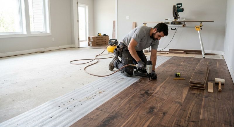 Walnut Flooring Installation in York, PA