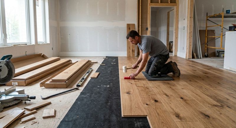 Wide Plank Floor Installation in York, PA