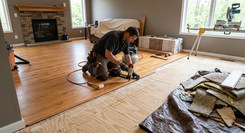Wood Floor Replacement in York County, PA